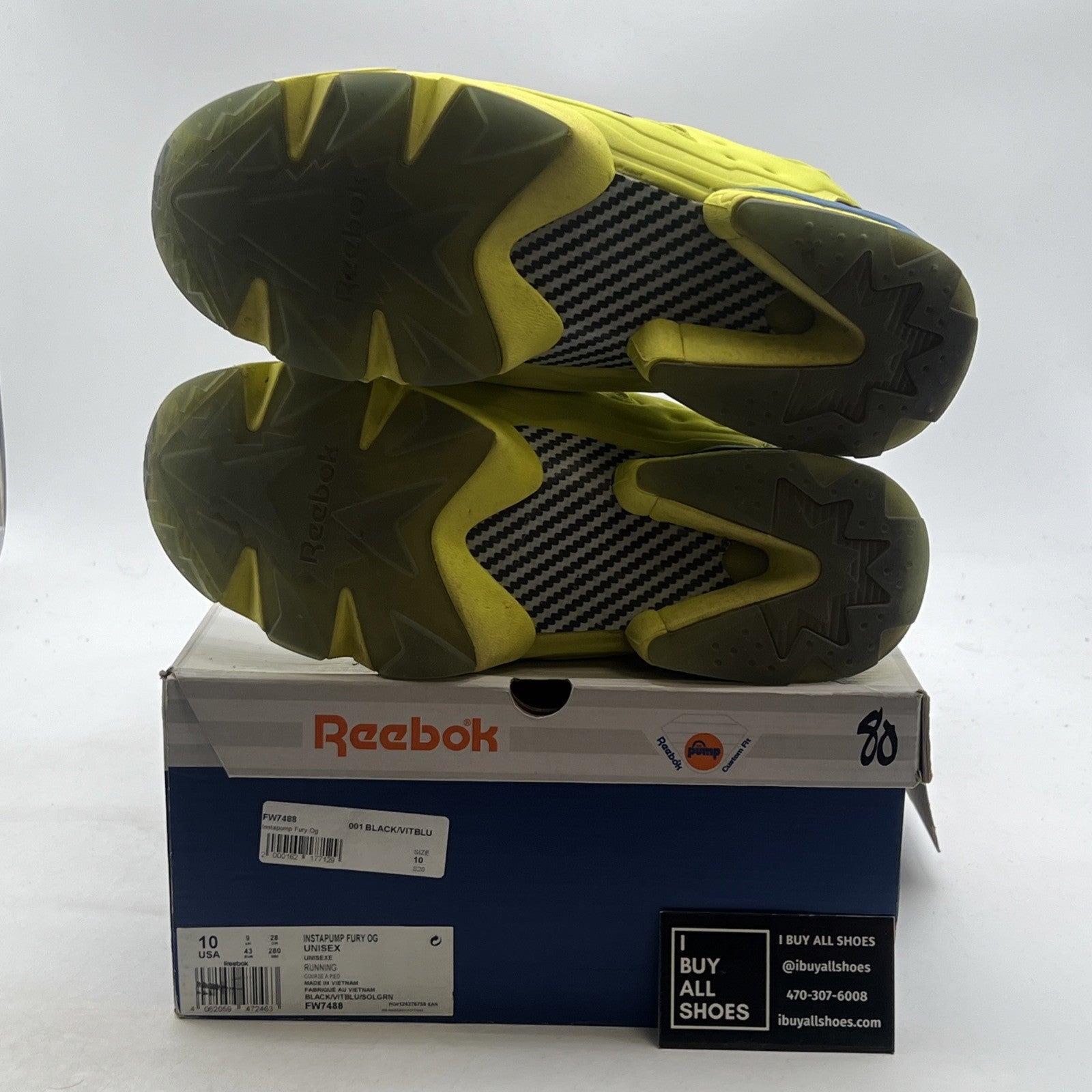 Size 10 - Reebok Awake NY x InstaPump Fury Solar (FW7488)
