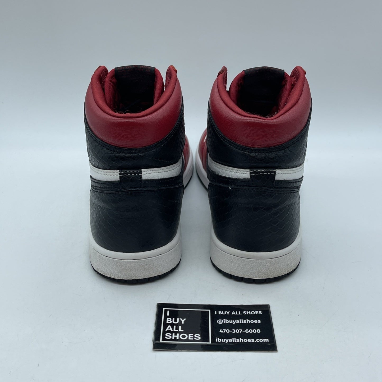 Size 11.5W - Air Jordan 1 Retro OG High Satin Red White Leather (CD0461-601)