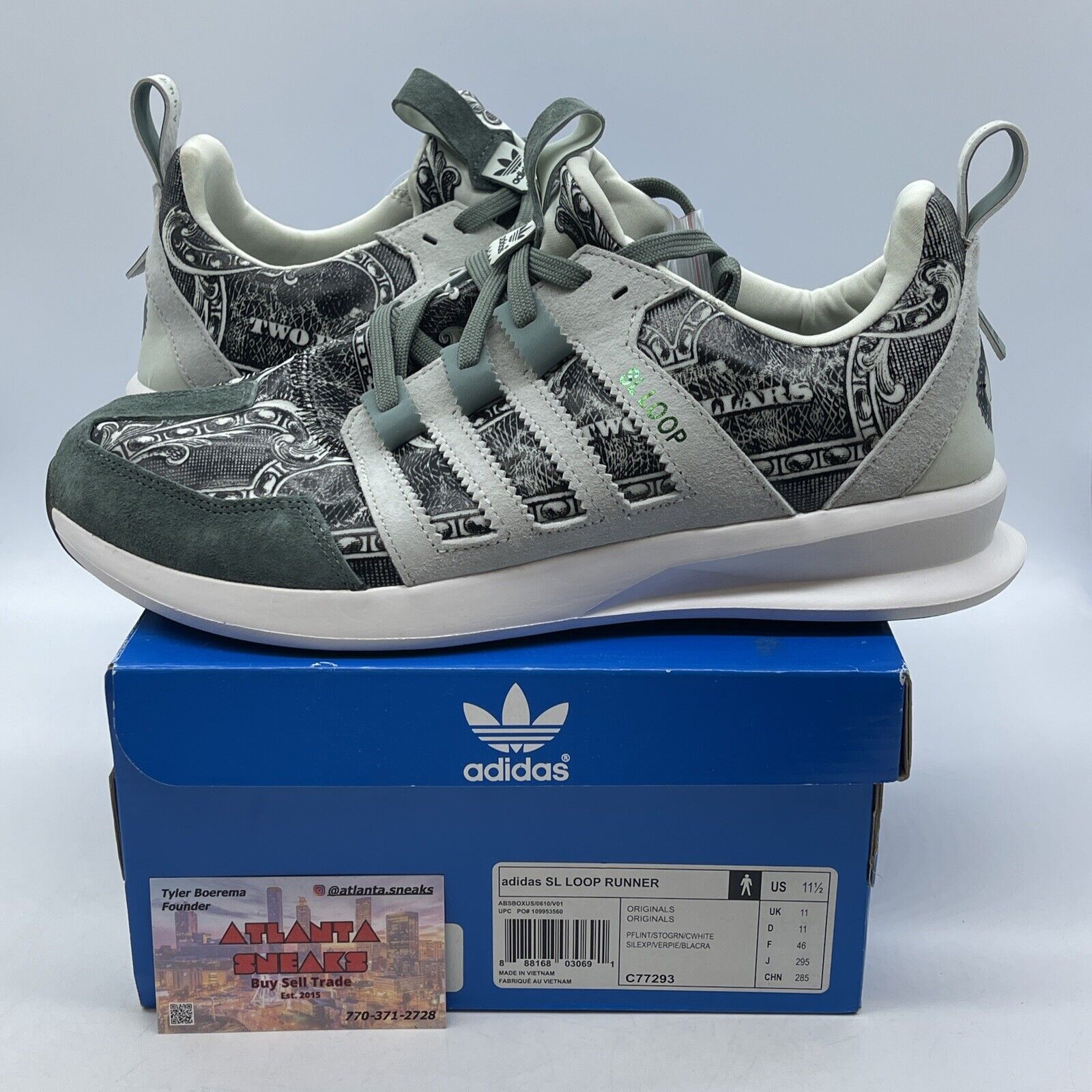 Size 11.5 - adidas Wish x SL Loop Runner Independent Currency Suede (C77293)