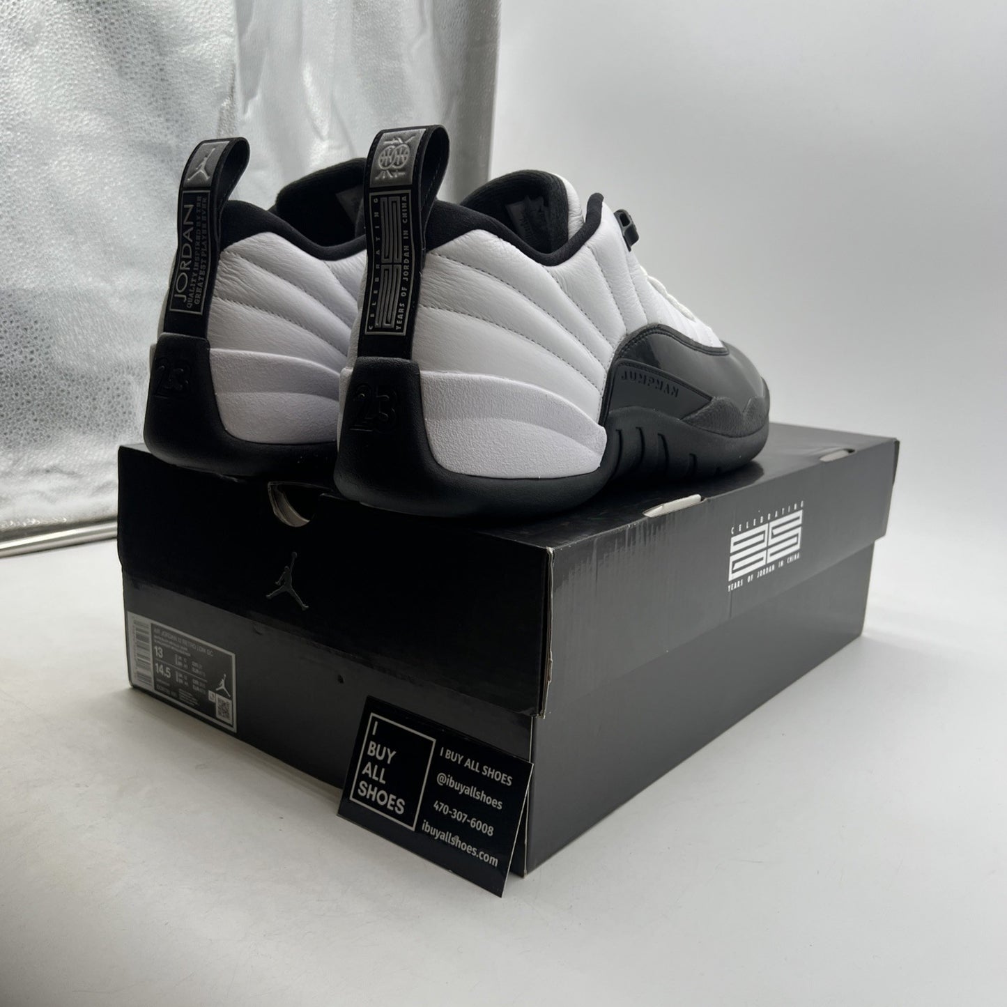 Size 13 - Air Jordan 12 Retro Low 25 Years in China (DO8726-100)