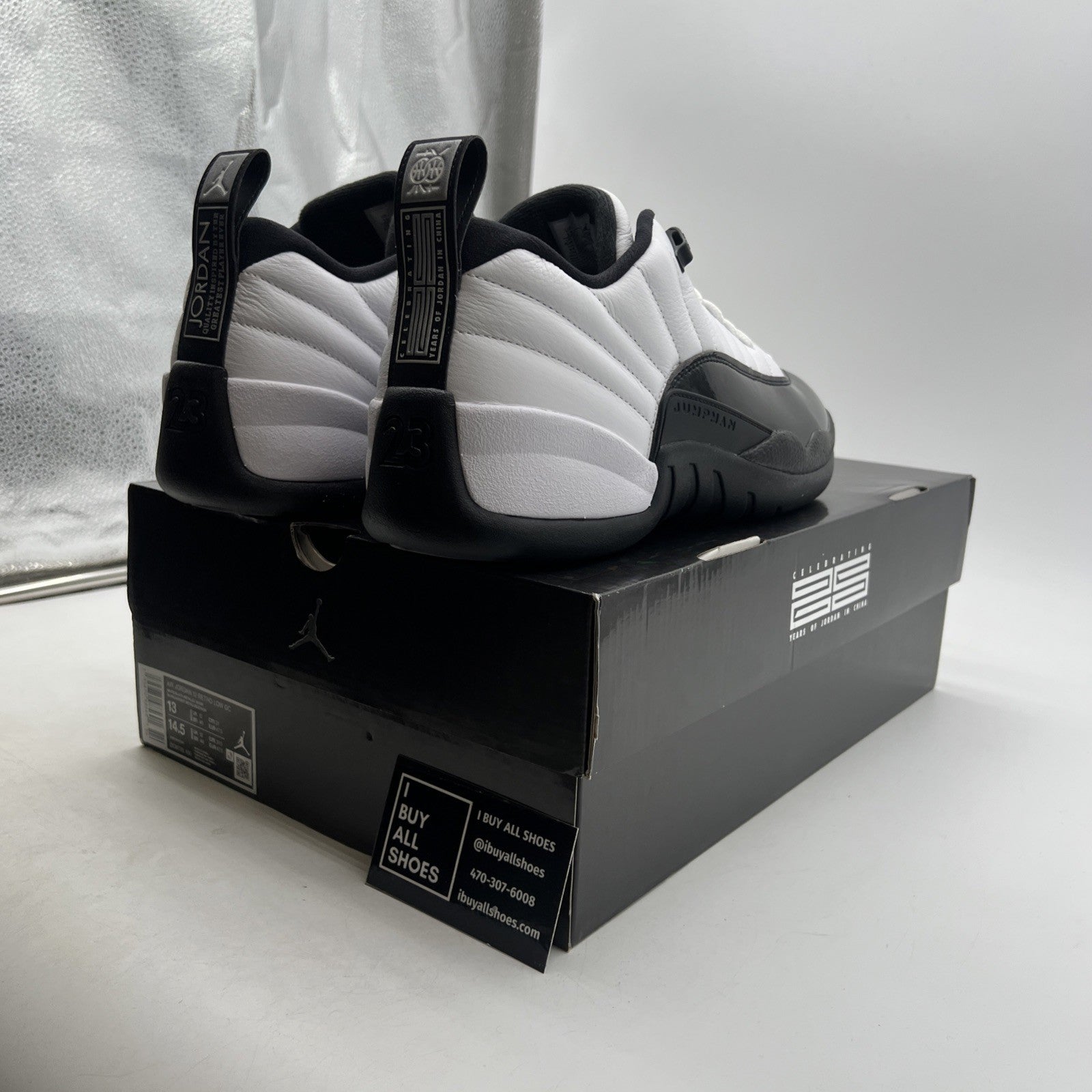 Size 13 - Air Jordan 12 Retro Low 25 Years in China (DO8726-100)