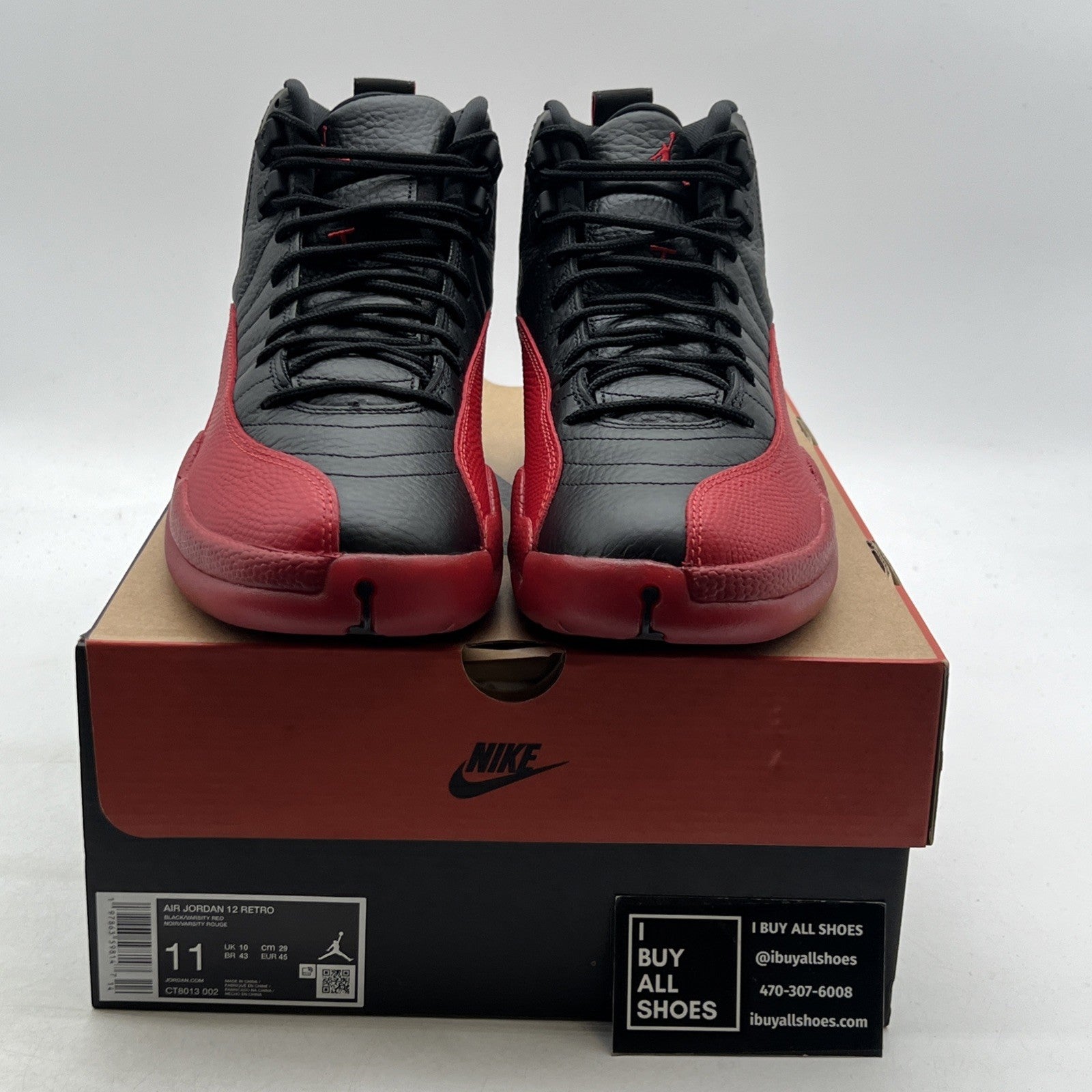 Size 11 - Air Jordan 12 Retro 2025 Flu Game (CT8013-002)