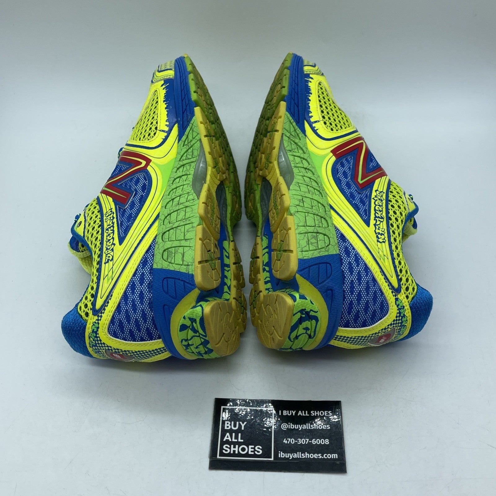 Size 12.5 - NYC Marathon New Balance - Blue Red Suede (M860NYC3)