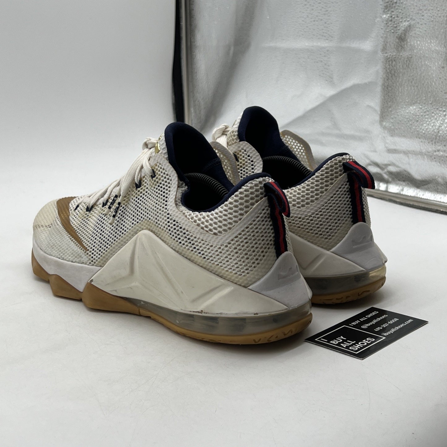Size 12 - Nike LeBron 12 Low USA (724557-174)