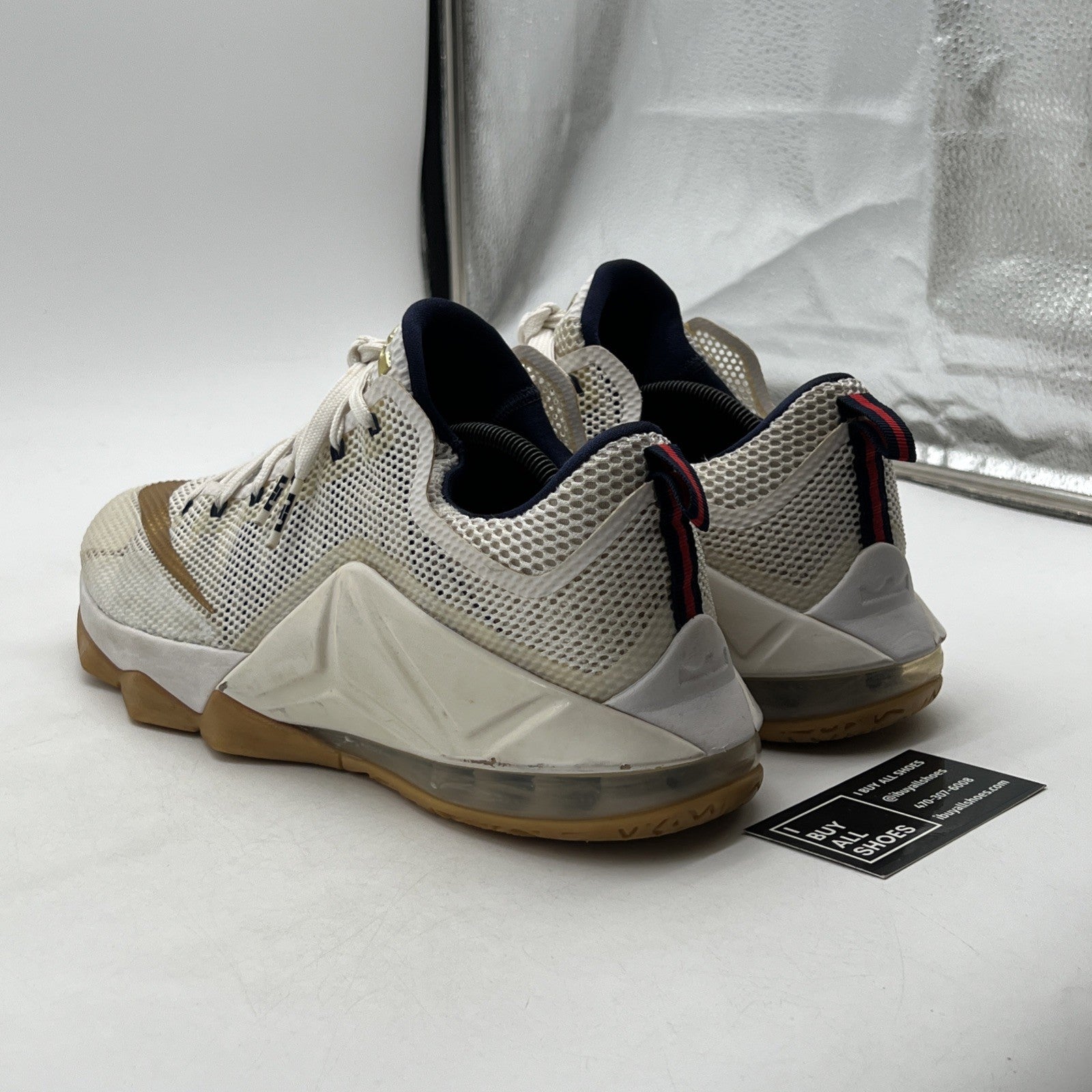 Size 12 - Nike LeBron 12 Low USA (724557-174)