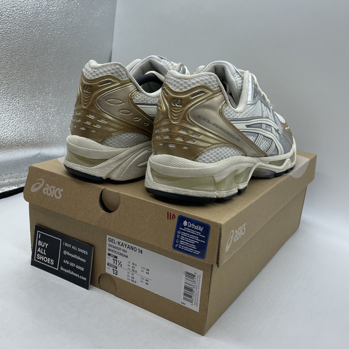 Size 11.5 - Asics Gel Kayano 14 Olympic Medals (1203A537-104)