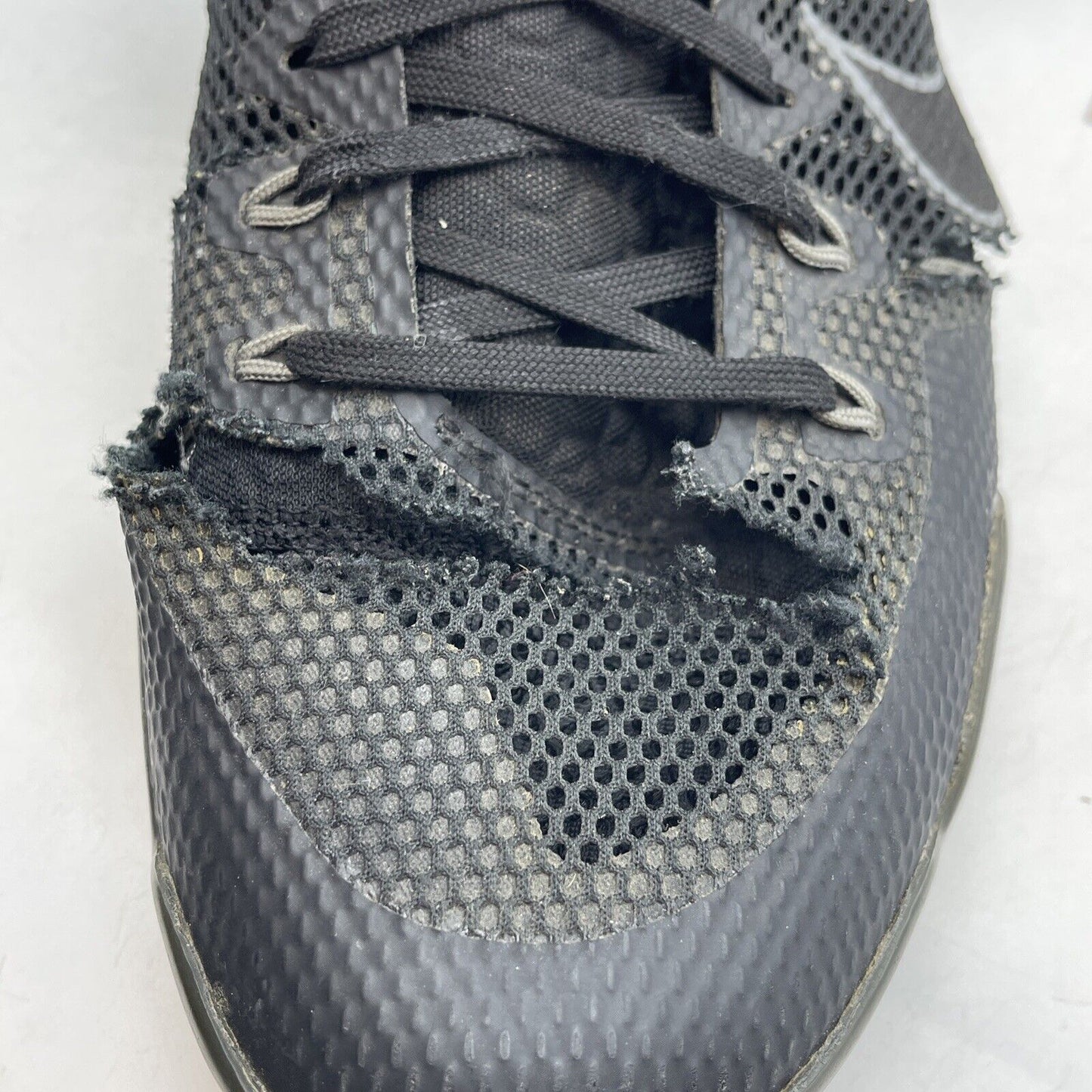 Size 11.5 - Nike Kobe 11 Dark Knight Black Red Suede Leather (836183-001)