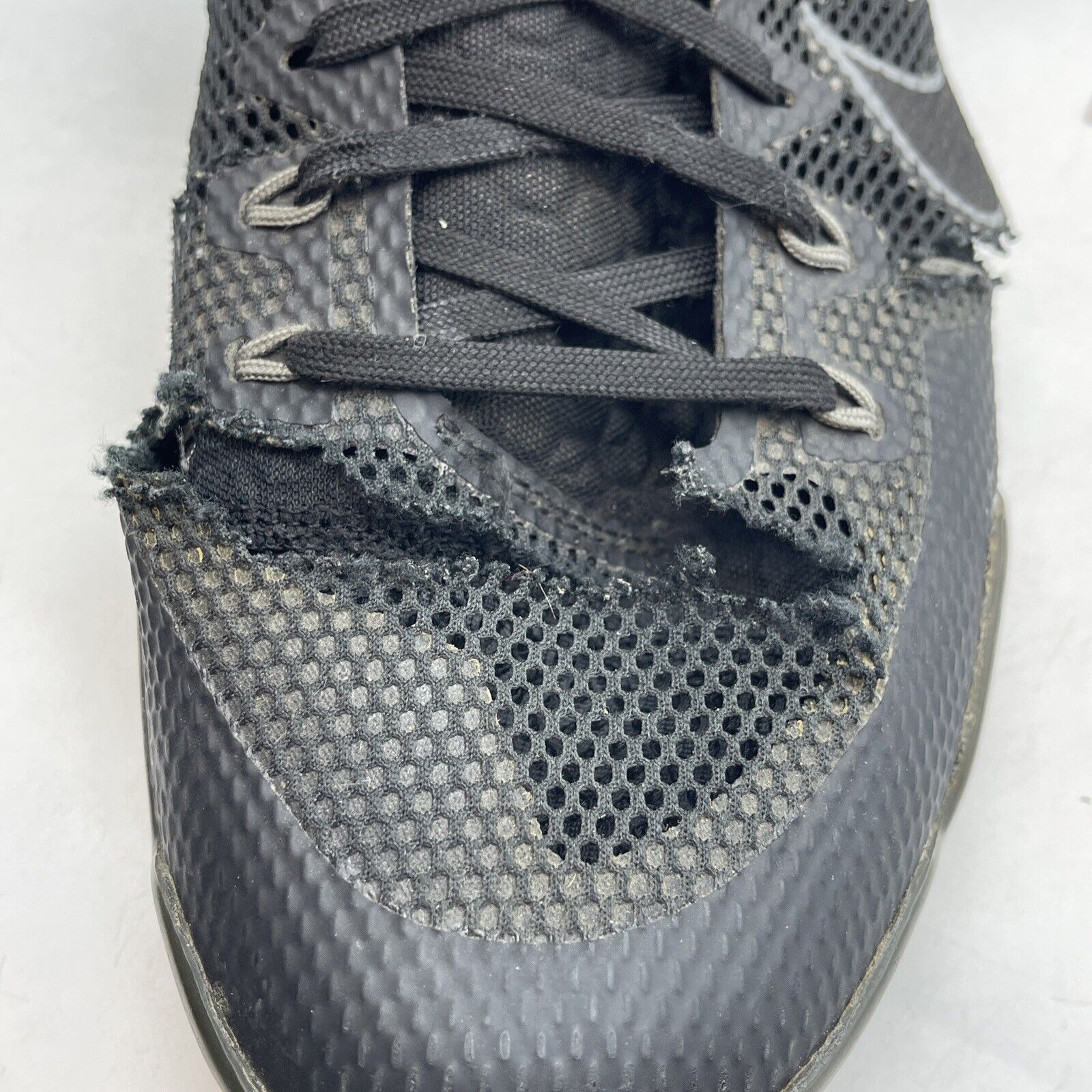 Size 11.5 - Nike Kobe 11 Dark Knight Black Red Suede Leather (836183-001)