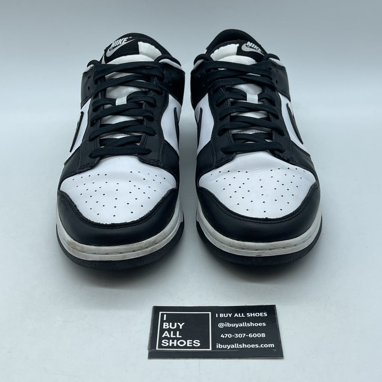 Size 12 - Nike Dunk Low Black White (DD1391-100)