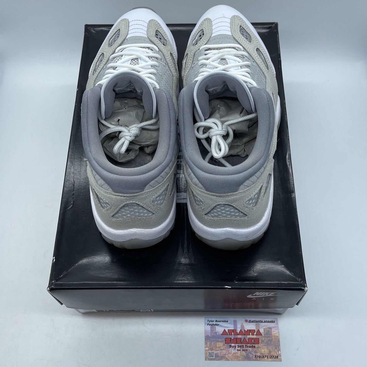 Size 11 - Air Jordan 11 Retro IE Low Light Orewood Brown Grey (919712-102)