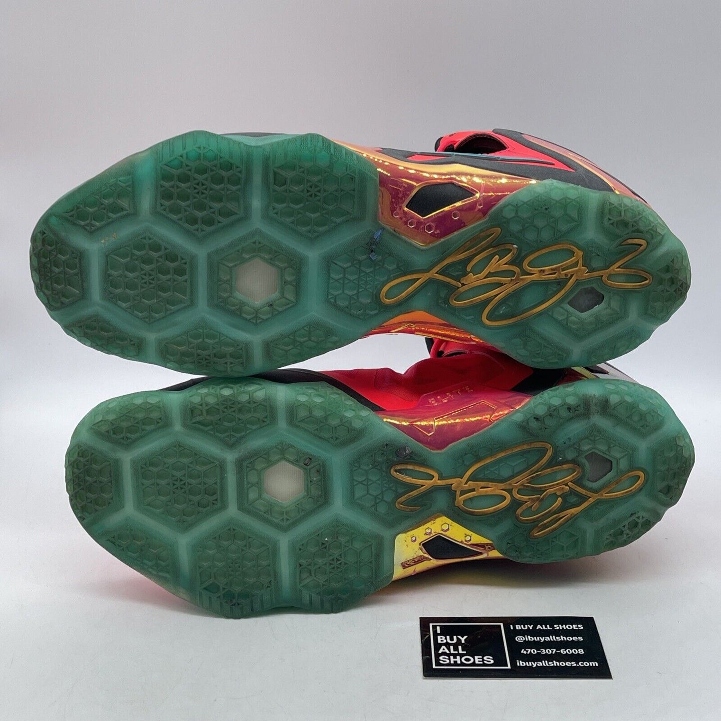 Size 13 - Nike LeBron 11 Elite Hero Pack Red  Blue Black Suede (642846-600)