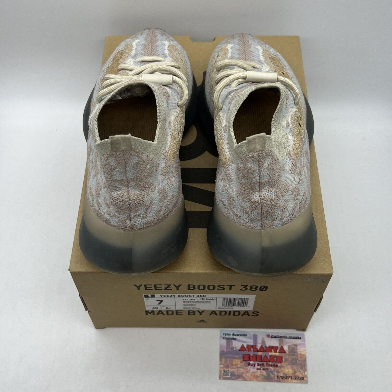 Size 7 - adidas Yeezy Boost 380 Pepper Non-Reflective (FZ1269)