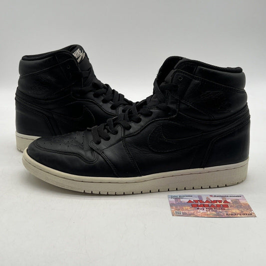 Size 10 - Air Jordan 1 Retro OG High Cyber Monday Black Leather (555088-006)