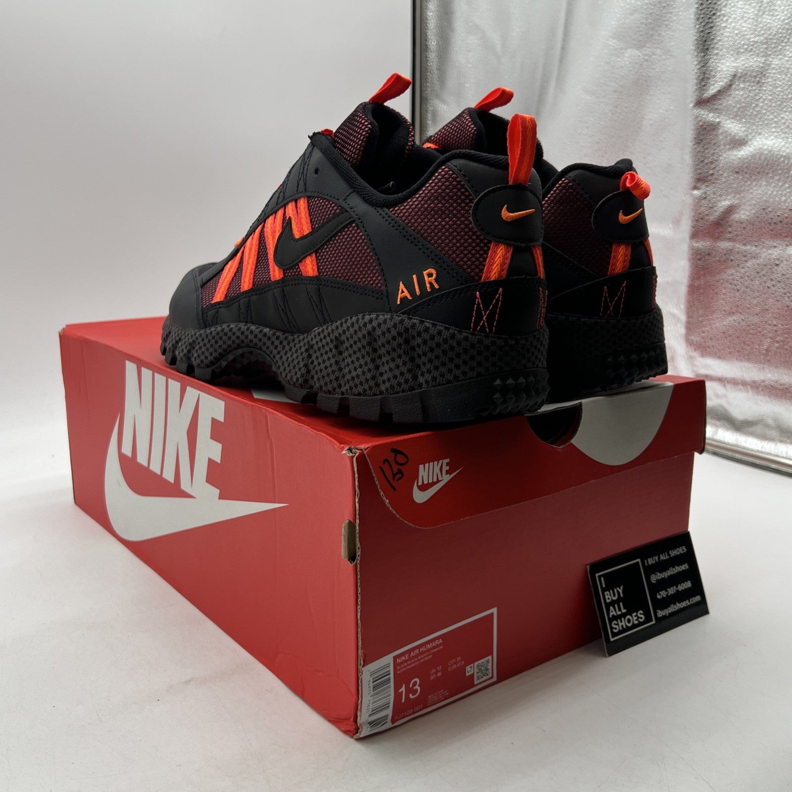 Size 13 - Air Humara 'Black Bright Crimson' (FJ7109-001)