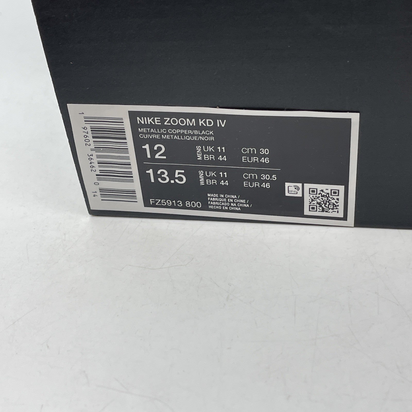 Size 12 - Nike Zoom KD 4 2024 Christmas (FZ5913-800)