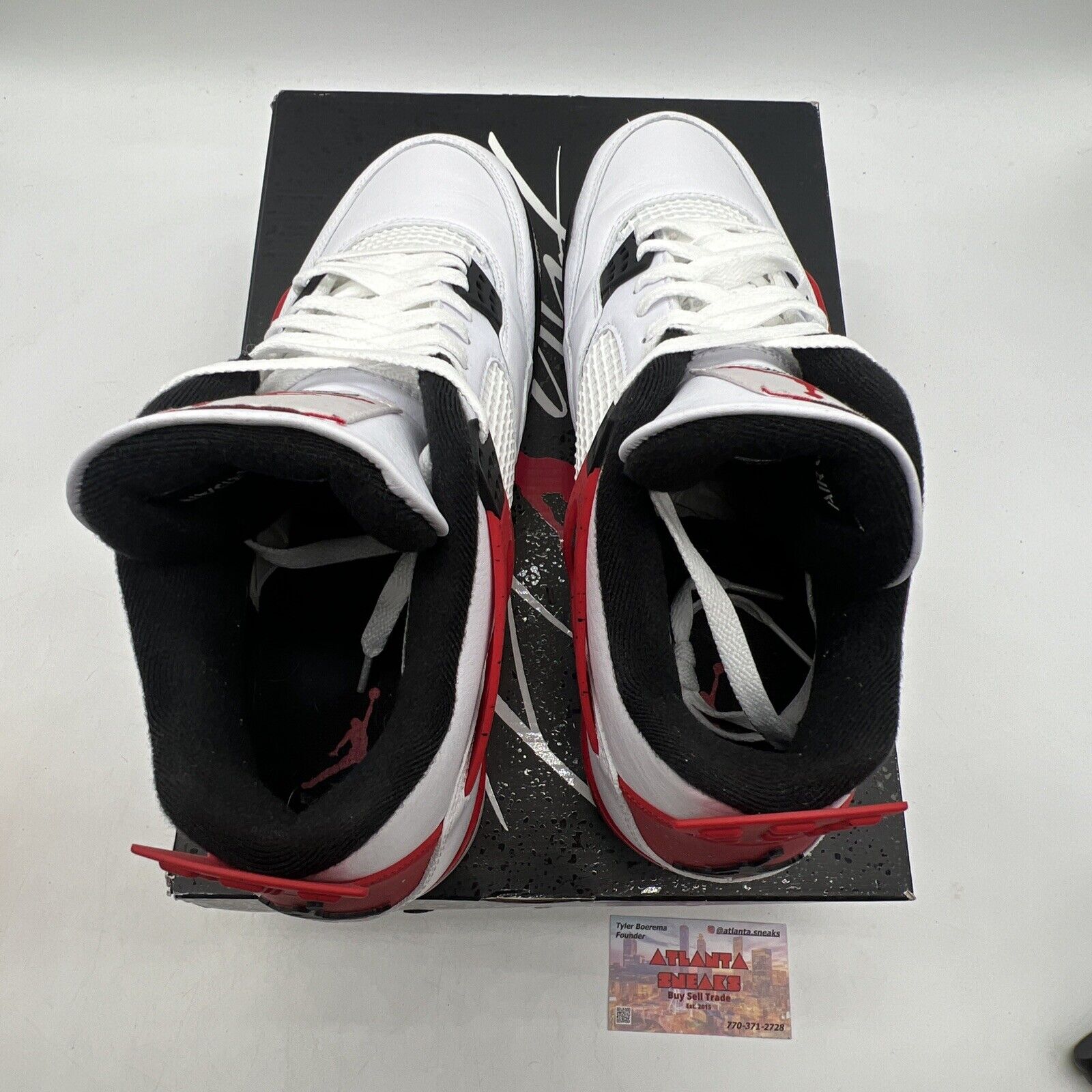 Size 11.5 - Jordan 4 Retro Mid Red Cement White Red Black (DH6927-161)