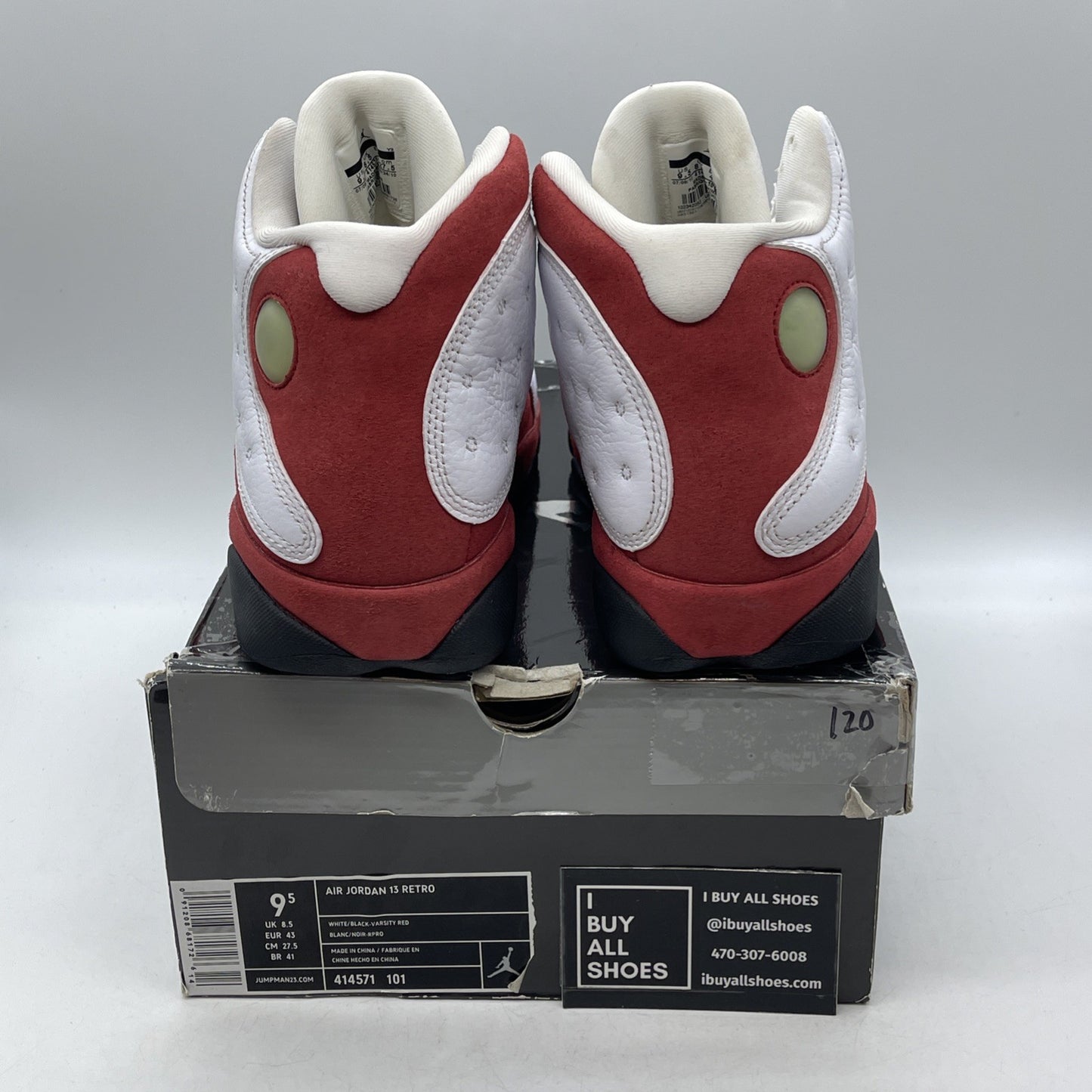 Size 9.5 - Air Jordan 13 Retro 2010 Cherry (414571-101)