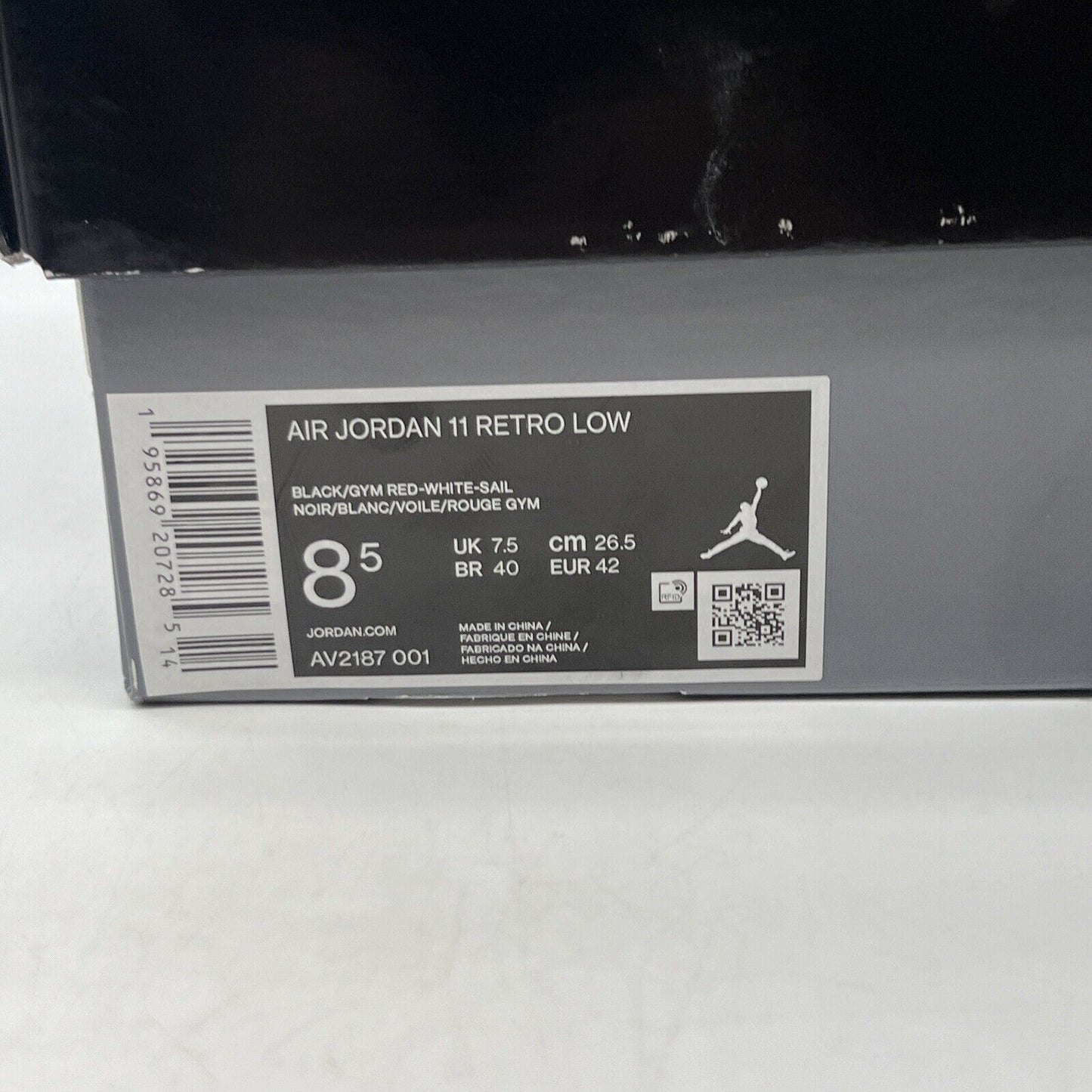 Size 8.5 - Jordan 11 Retro Low 72-10 Brand New Og All