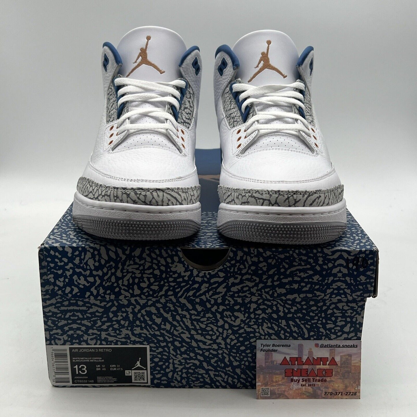 Size 13 - Air Jordan 3 Retro Mid Washington Wizards (CT8532-148)