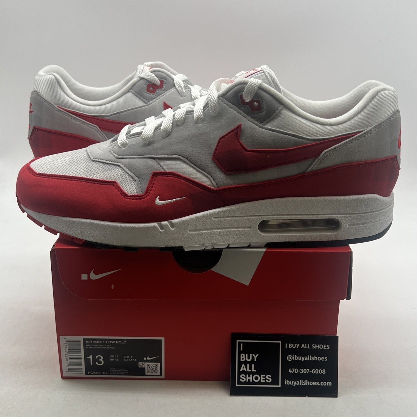 Size 13 - Nike Air Max 1 Low Poly (HQ5882-100)