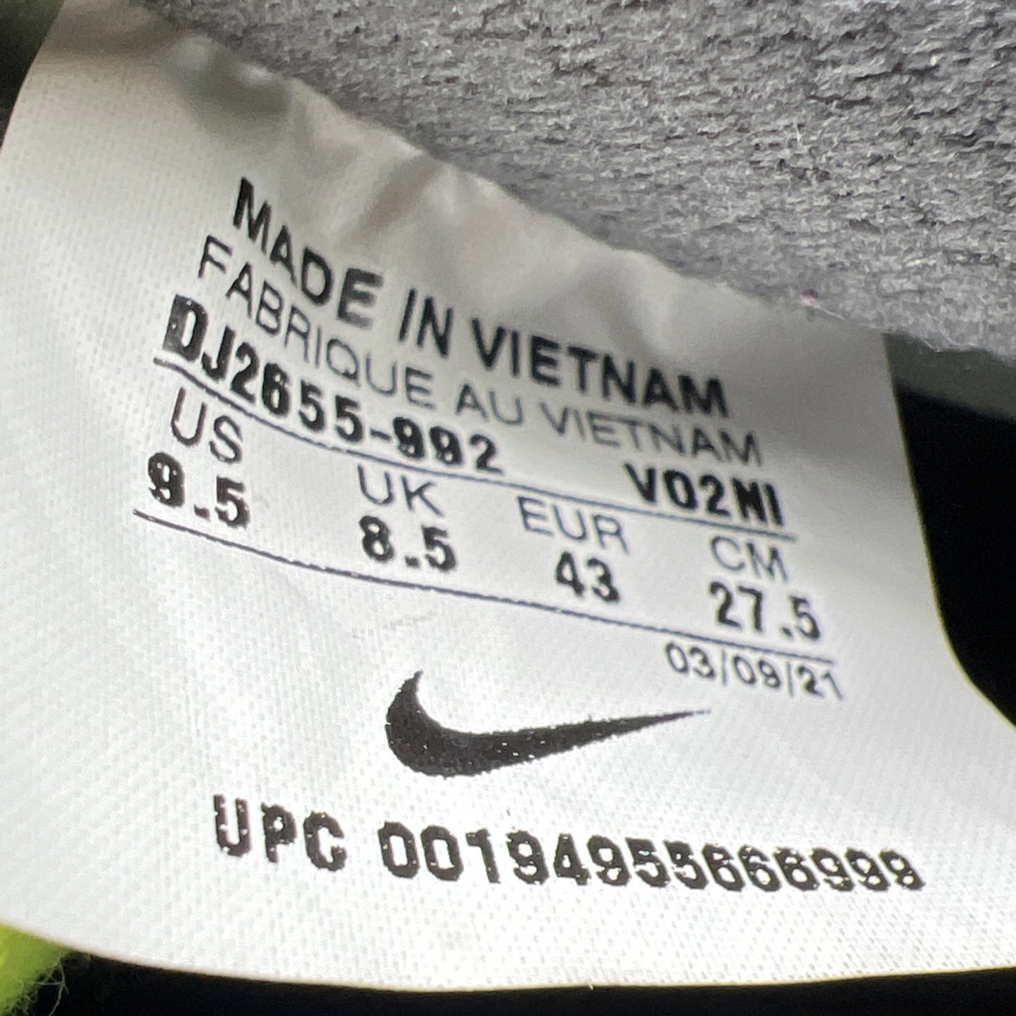 Size 9.5 - Nike Air Force 1 Nike By You (DJ2655-992) White Purple Black 3M