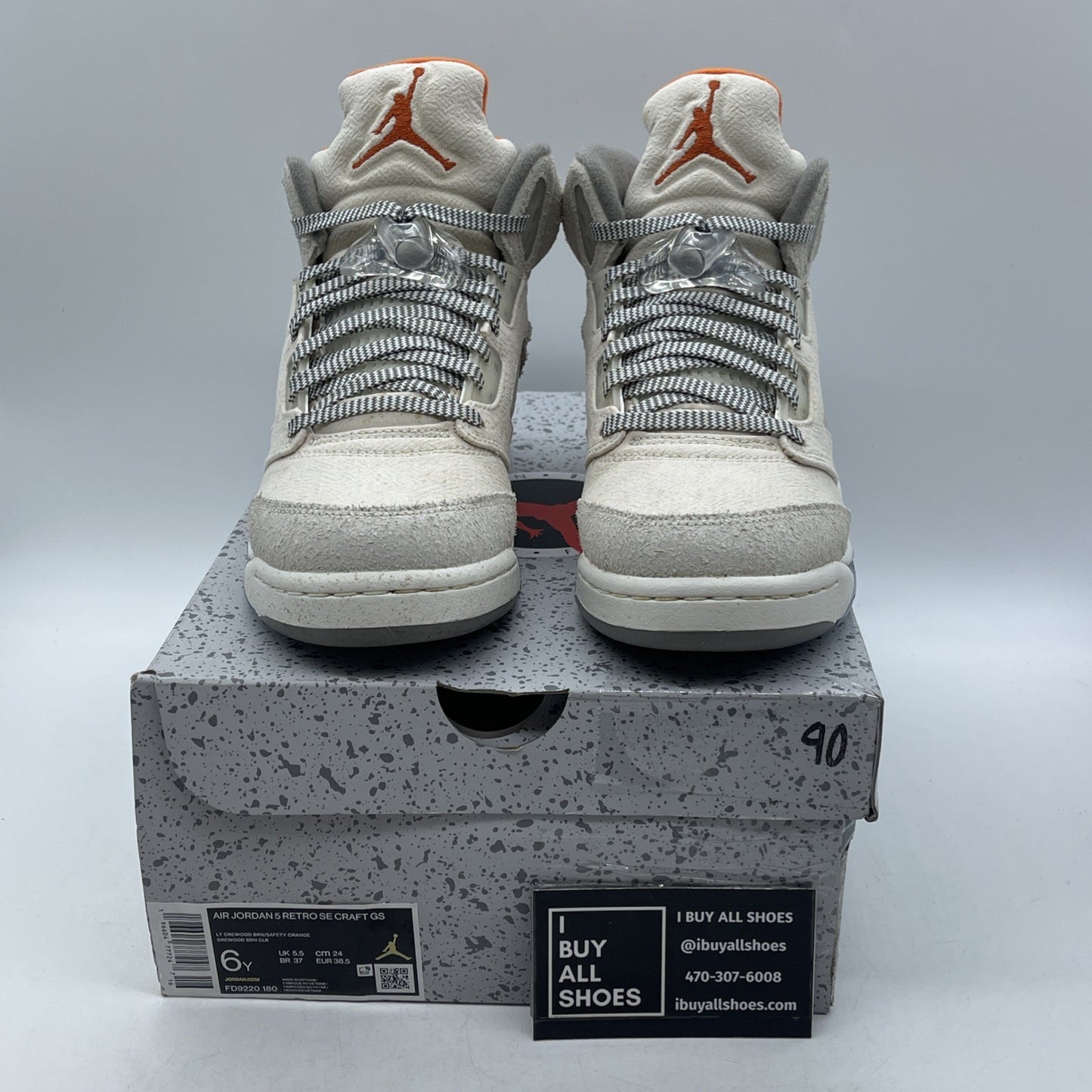 Size 6Y (GS) - Air Jordan 5 Retro SE Mid Craft (FD9220-180)