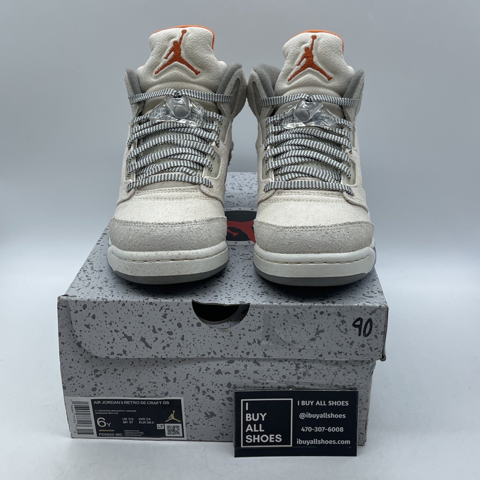 Size 6Y (GS) - Air Jordan 5 Retro SE Mid Craft (FD9220-180)