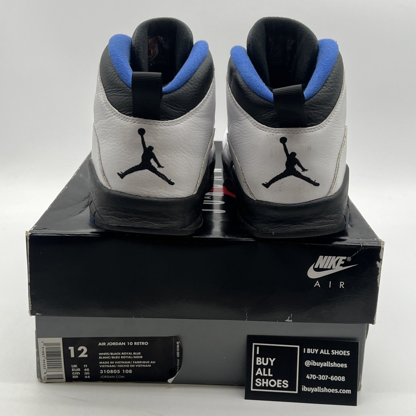 Size 12 - Air Jordan 10 Retro 2018 Orlando (310805-108)