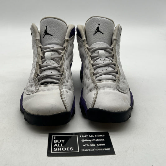 Size 4Y - Air Jordan 13 Retro Mid Lakers (884129-105)