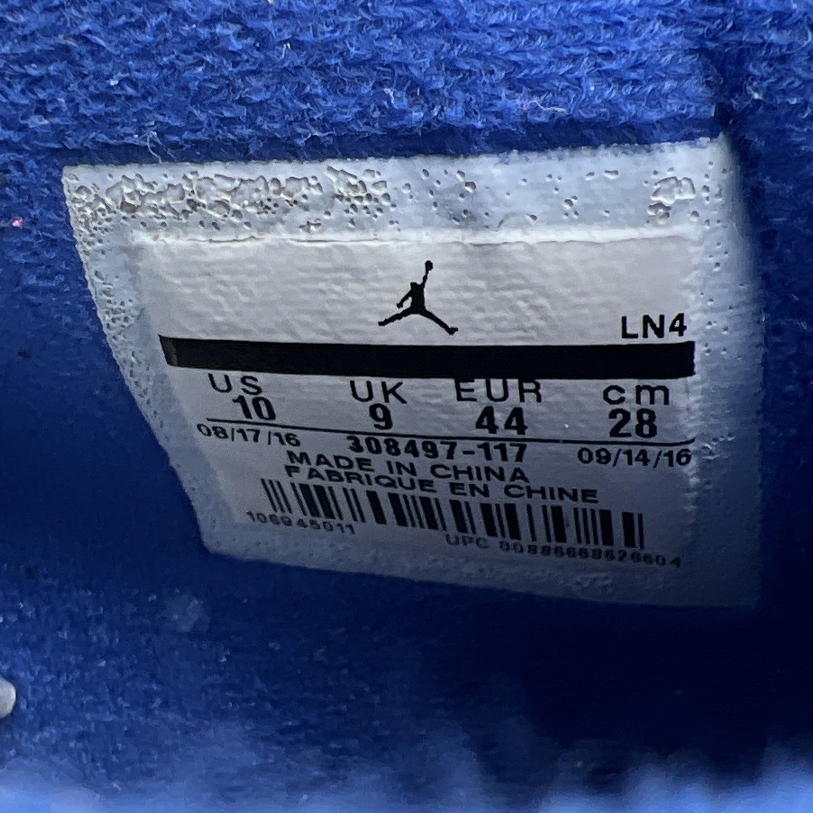 Size 10 - Air Jordan 4 Retro Mid Motorsports (308497-117)