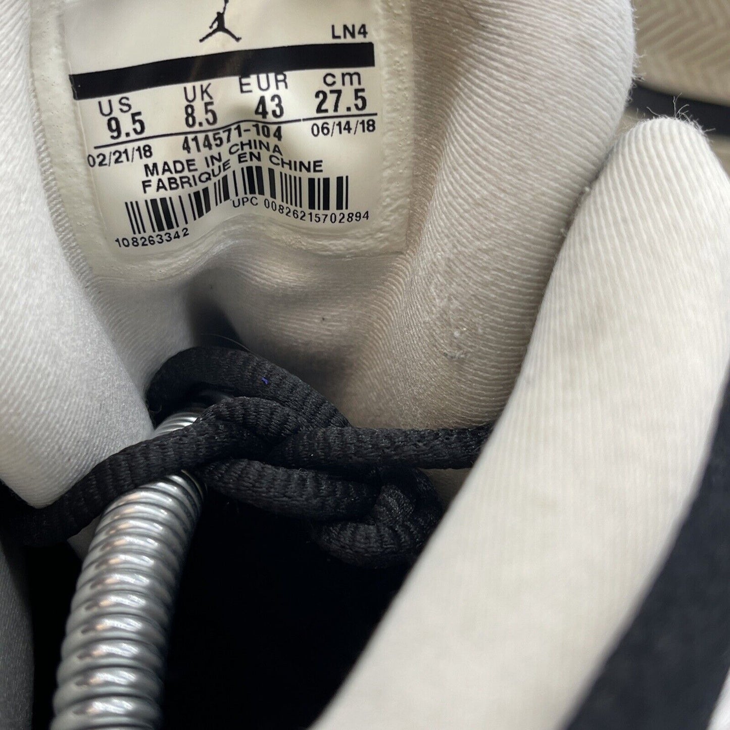 Size 9.5 - Jordan 13 Retro He Got Game Black White Suede Leather (414571-104)