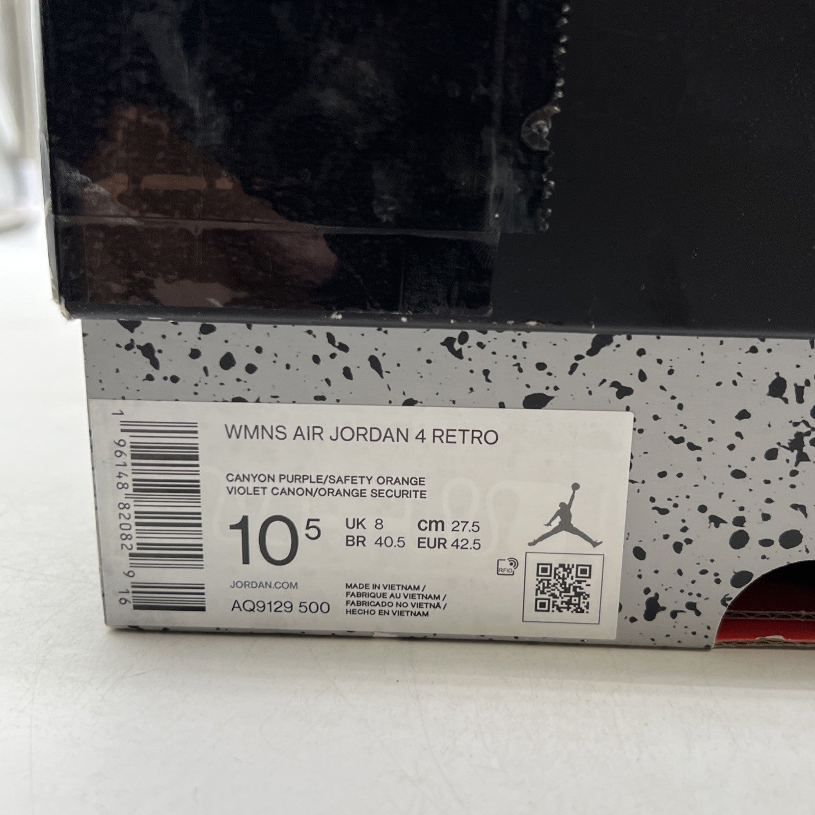 Size 10.5W - Air Jordan 4 Retro Mid Canyon Purple - (AQ9129-500)