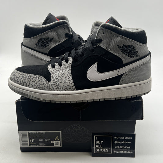 Size 9.5 - Air Jordan 1 Mid SE Elephant Toe (DM1200-016)