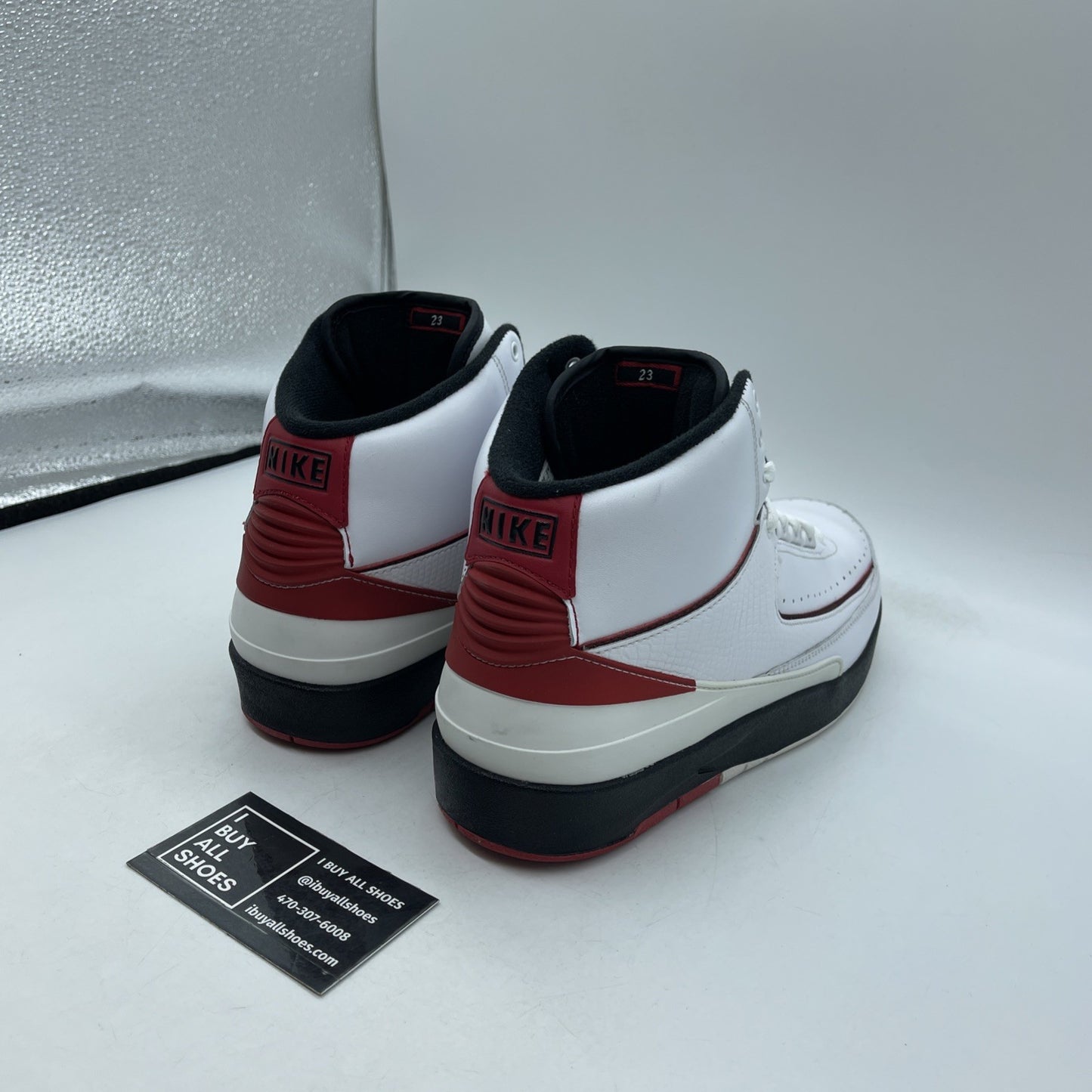 Size 9 - Air Jordan 2 Retro QF 2010 Varsity Red White Leather (395709-101)