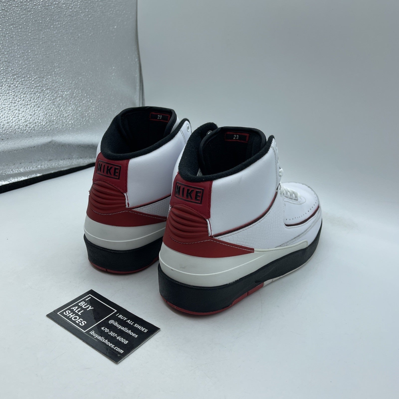 Size 9 - Air Jordan 2 Retro QF 2010 Varsity Red White Leather (395709-101)