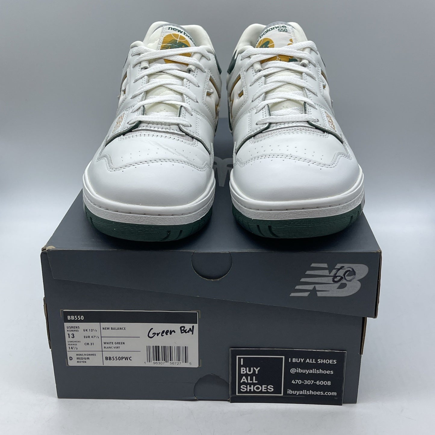Size 13 - New Balance 550 Nightwatch Green (BB550PWC)