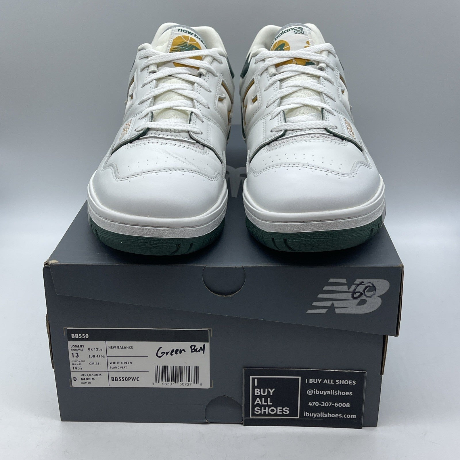 Size 13 - New Balance 550 Nightwatch Green (BB550PWC)