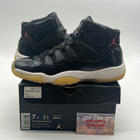 Size 7Y - Nike Air Jordan Retro 11 GS 72-10 (378038-002)