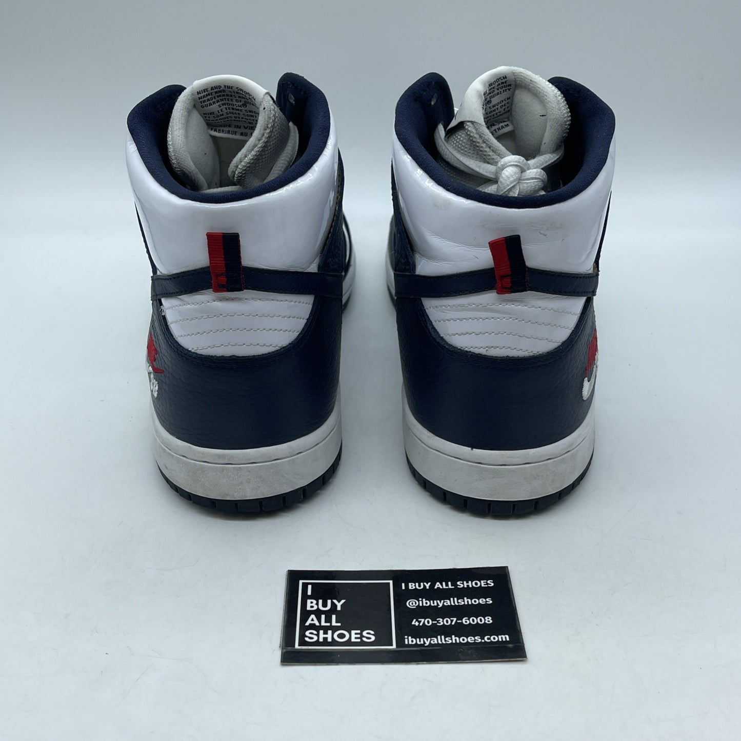 Size 14 - Nike SB Dunk Pro High Dream Team Blue White Leather (854851-441)