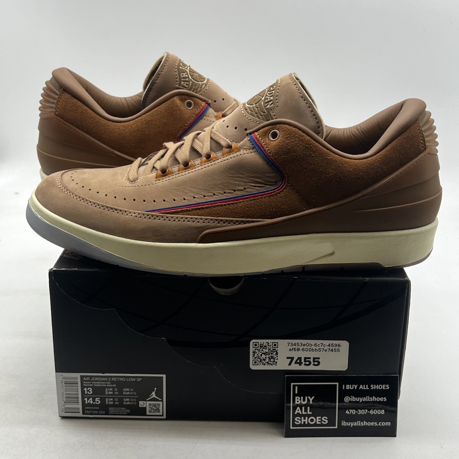 Size 13 - Nike Air Jordan Two 18 x Air Jordan 2 Retro Low Men's (DV7129-222)