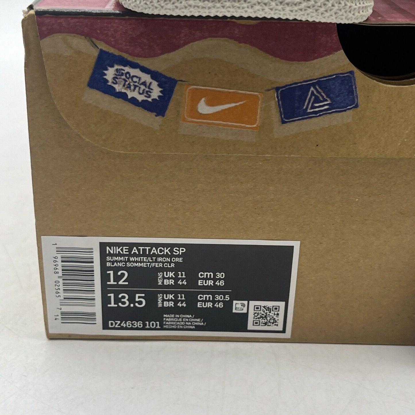 Size 12 - Nike Social Status x Mac Attack SP Silver Linings (DZ4636-101)