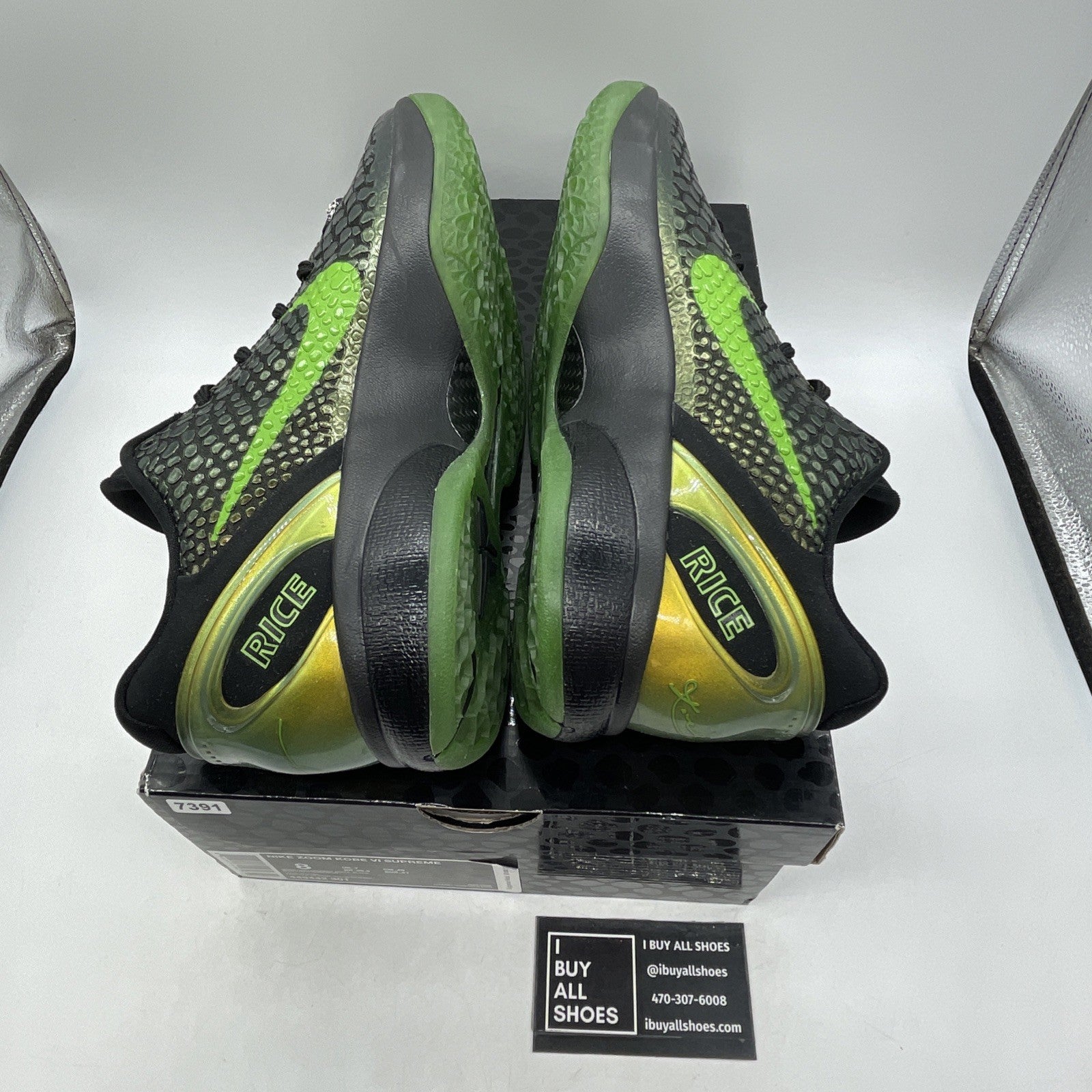 Size 8 - Nike Zoom Kobe 6 Supreme Rice (446442-301)