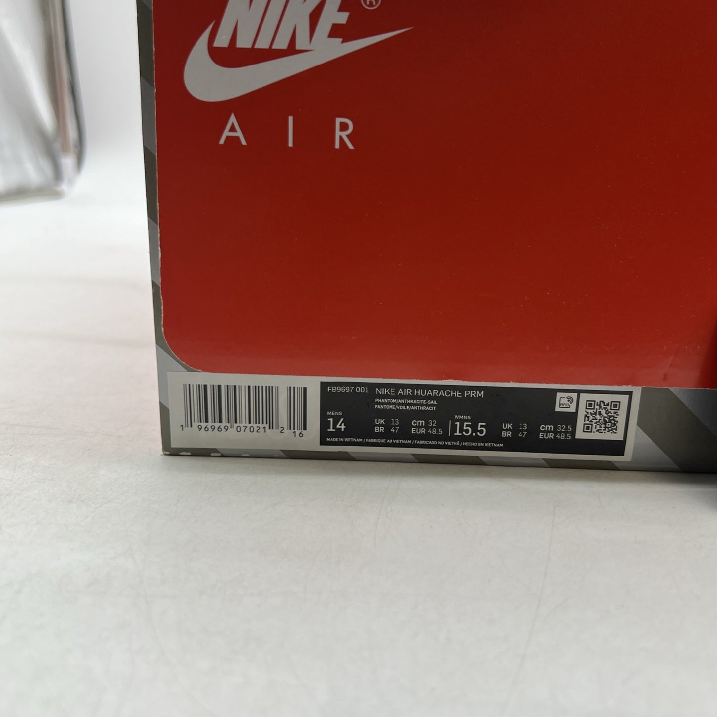 Size 14 -Nike Air Huarache Run PRM Playful Pink Blue Joy Sail White (FB9697-001)