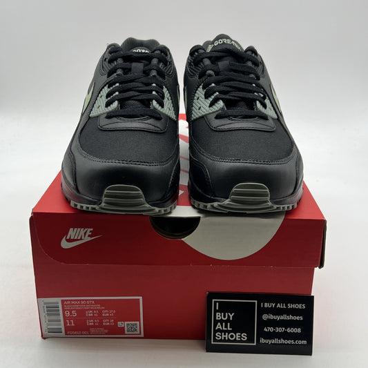 Size 9.5 - Nike Air Max 90 GTX Gore-Tex Black Honeydew Anthracite (FD5810-001)