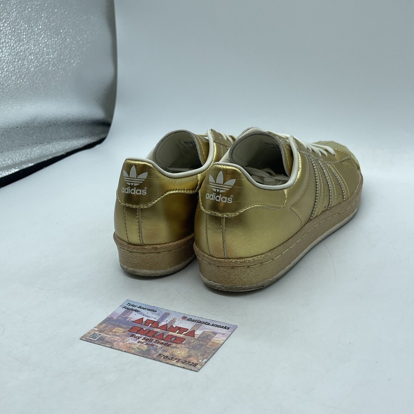 Size 4.5 - Superstar 80s Metallic Gold Pack Leather (BB2403)