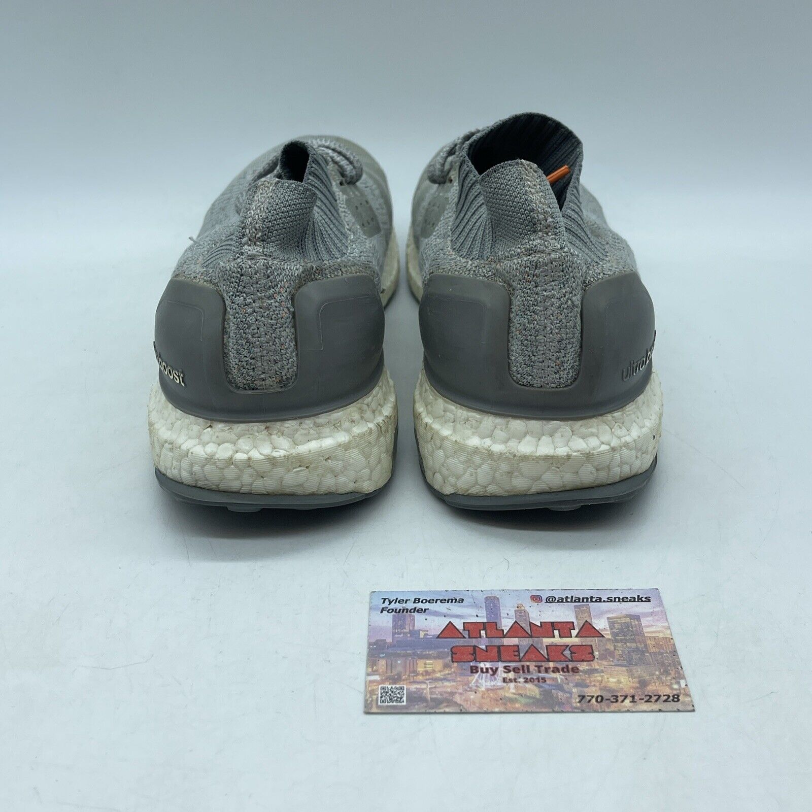 Size 8.5 - adidas UltraBoost Uncaged Clear Grey Silver White Suede (BB4489)