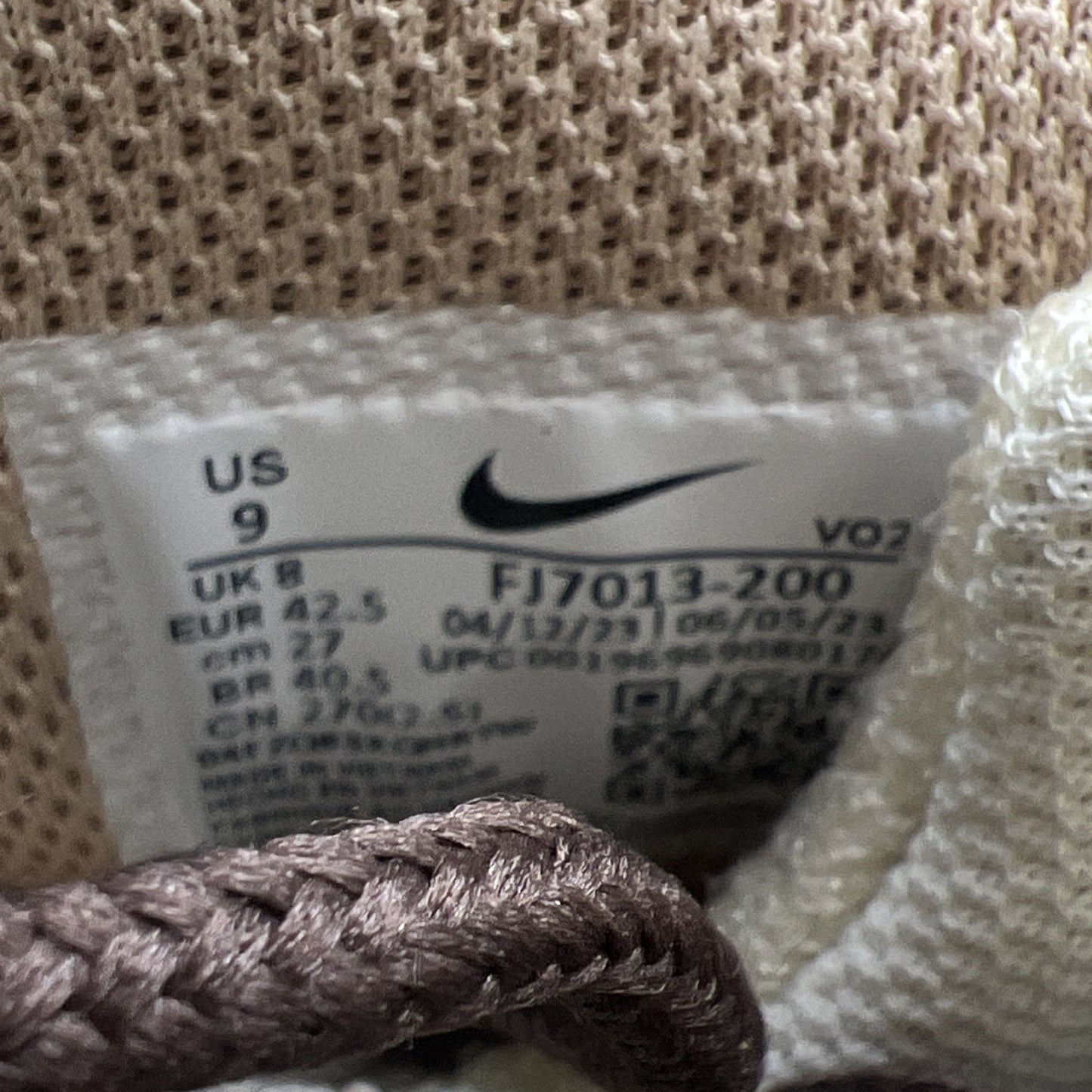 Size 9 - Nike Air Max2 CB '94 Hemp Baroque Brown Sesame (FJ7013-200)