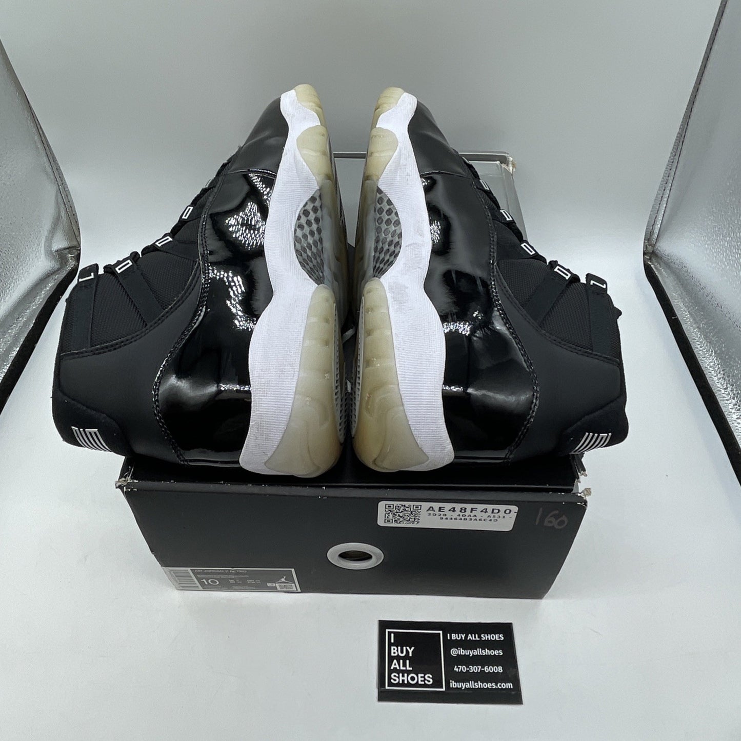 Size 10 - Jordan 11 Retro High Jubilee / 25th Anniversary Black (CT8012-011)