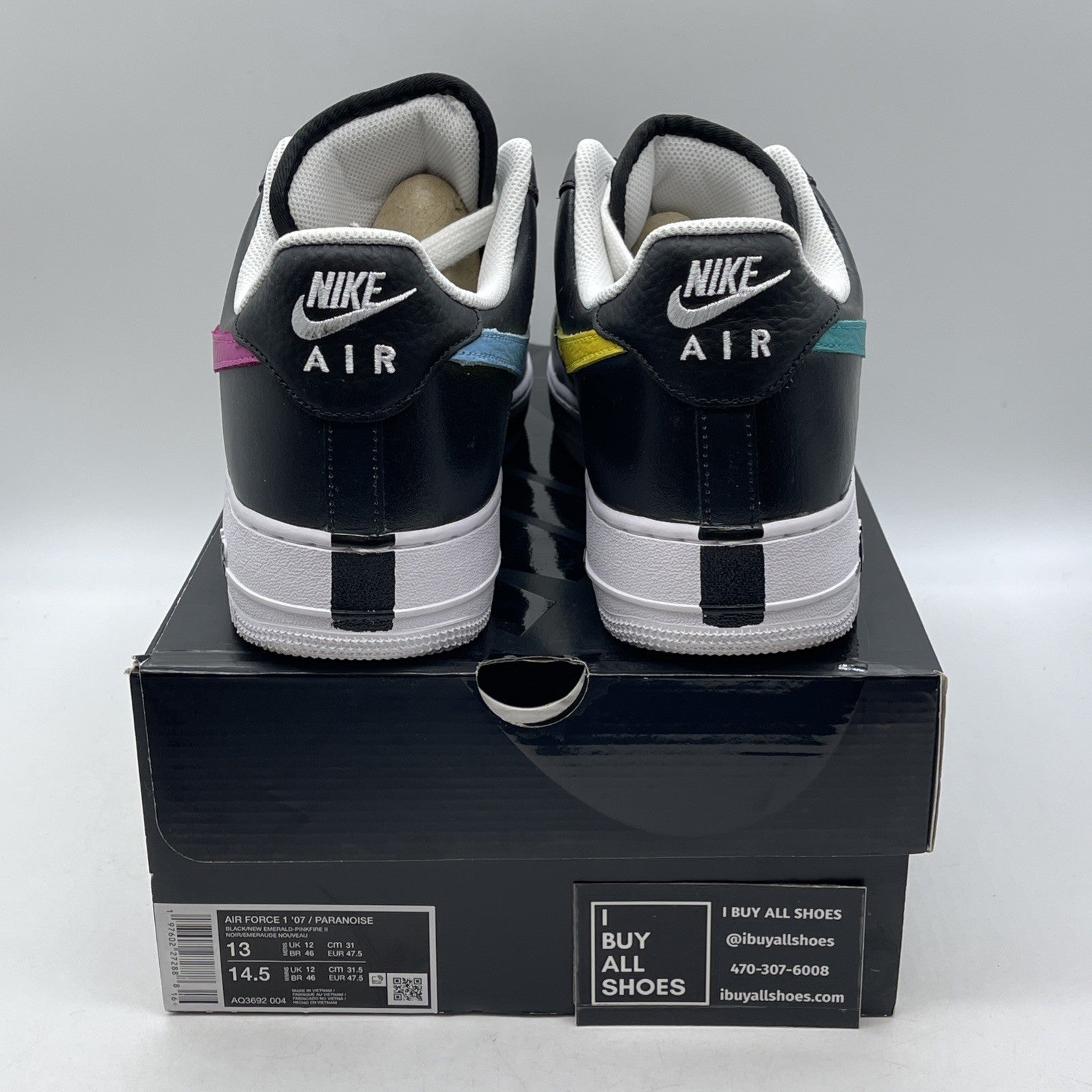 Size 13 - Nike G-Dragon x Air Force 1 '07 Para-Noise 3.0 (AQ3692-004)