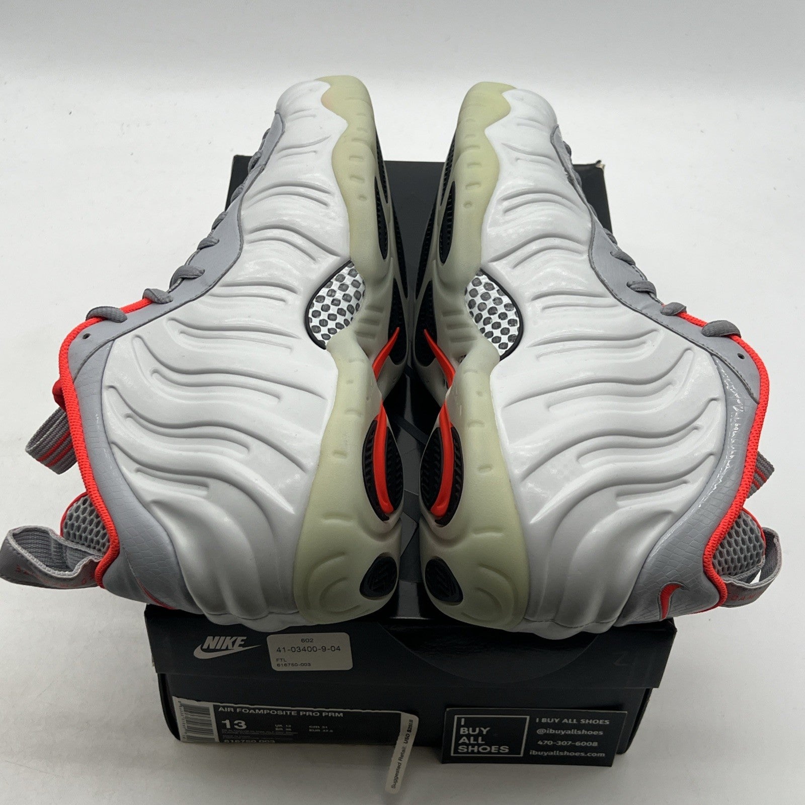Size 13 - Nike Air Foamposite Pro Premium Pure Platinum (616750-003)